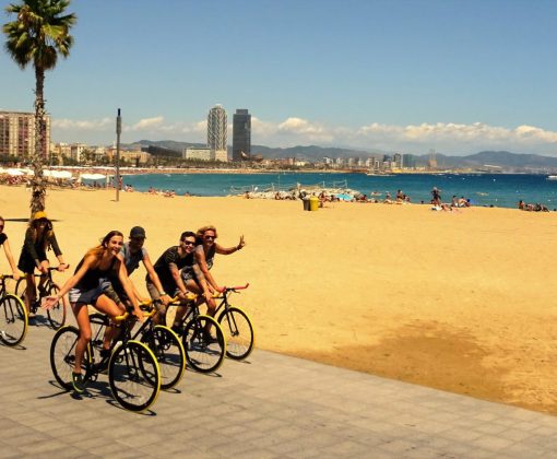 Barcelona beach bike tour